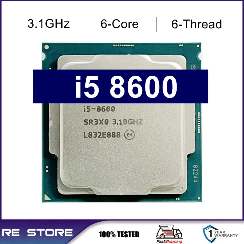 Processeur CPU Core i5 8600 d’occasion – Test et Avis