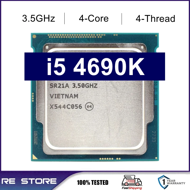 Processeur CPU Core i5 d’occasion 4690K – Test et Avis