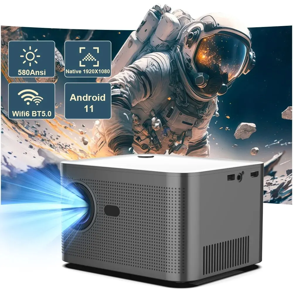 « Projecteur Hy350 Android 11 : Nouveau Home Cinema 4K avec WiFi 6 et Commande Vocale » – Test et Avis