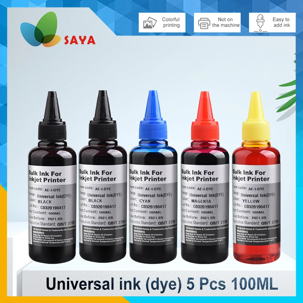 Recharge universelle jet d’encre CISS, 100ml – Test et Avis