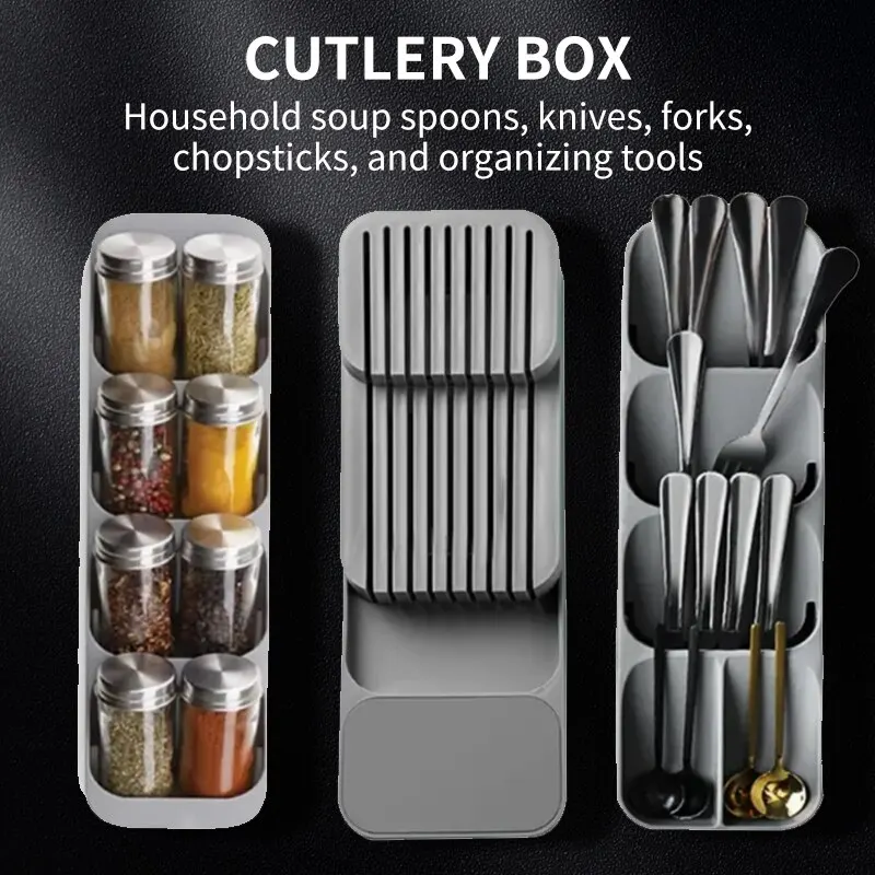« Récipient pour épices et rangement pour couverts de cuisine HI opaque nights T1, Porte-couteau, Cuillère Fourcommuniste » – Test et Avis