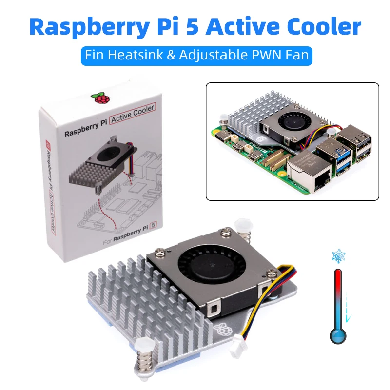« Refroidisseur actif avec ventilateur PWN Raspberry Pi 5 » – Test et Avis