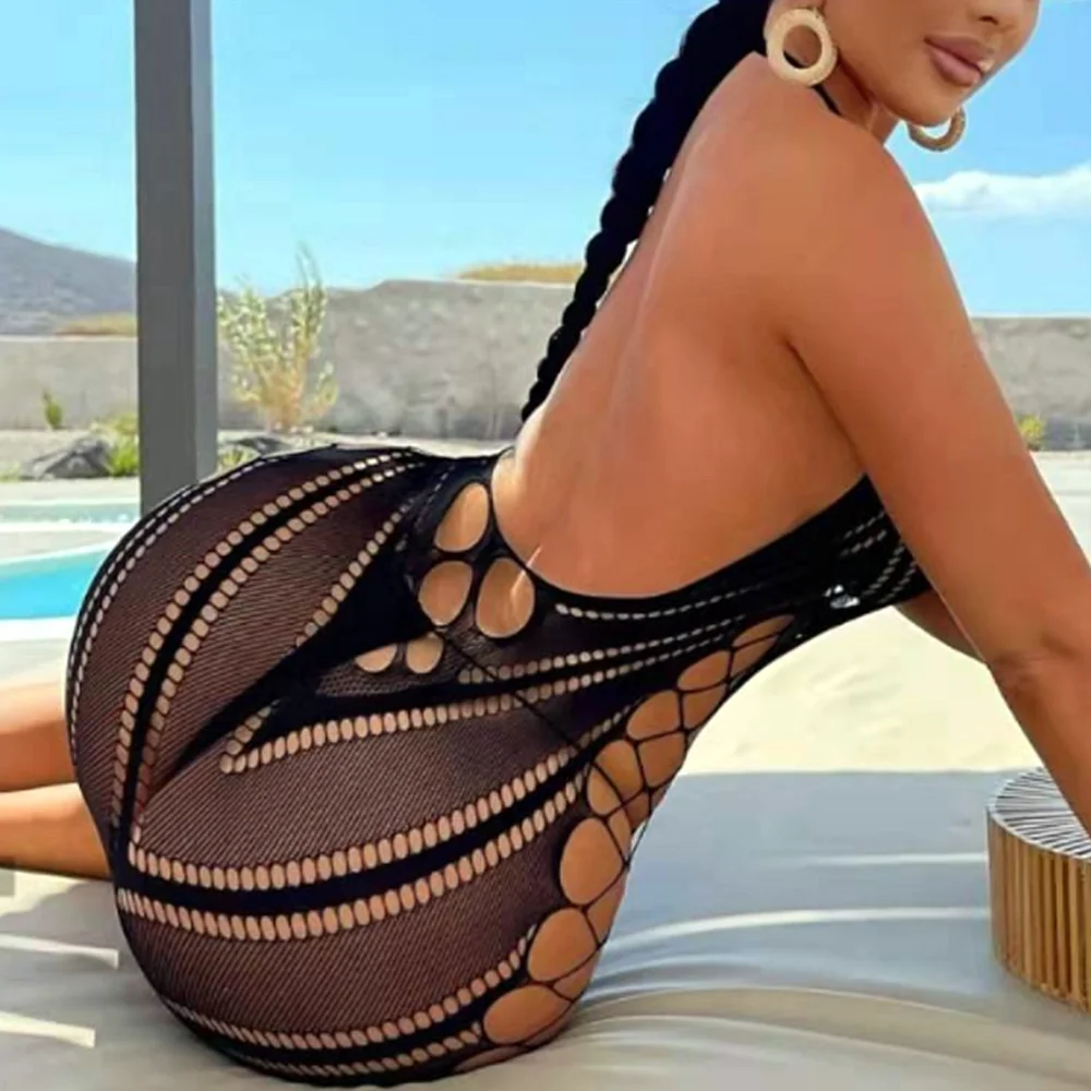 « Robe sexy résille dos nu crayon » – Test et Avis
