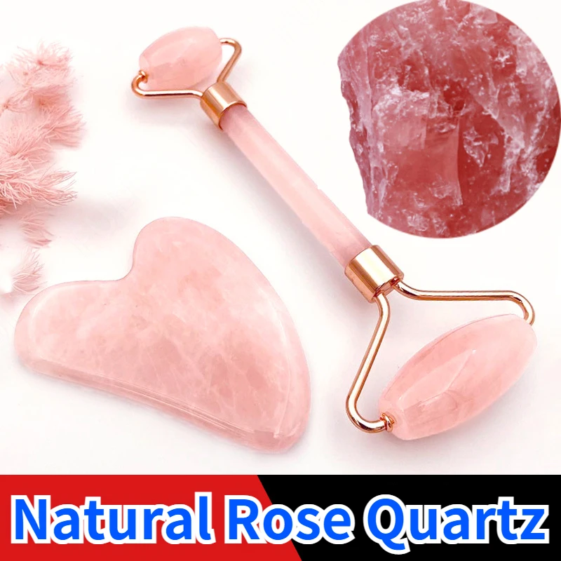 « Rouleau massage cristal quartz rose et gua sha » – Test et Avis