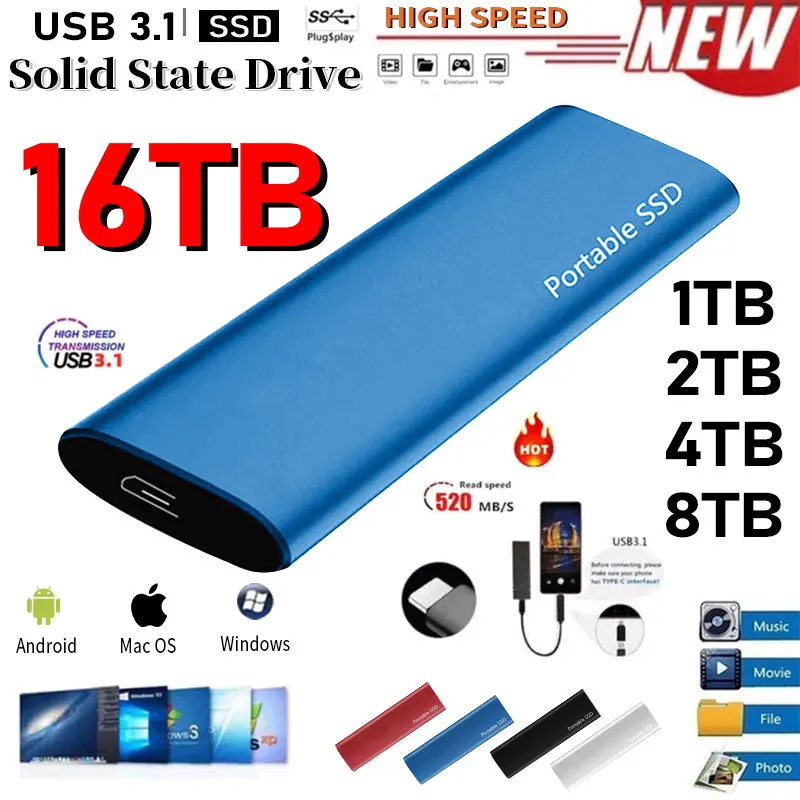 SSD Portable USB 3.1: Capacité 1-2 To – Test et Avis