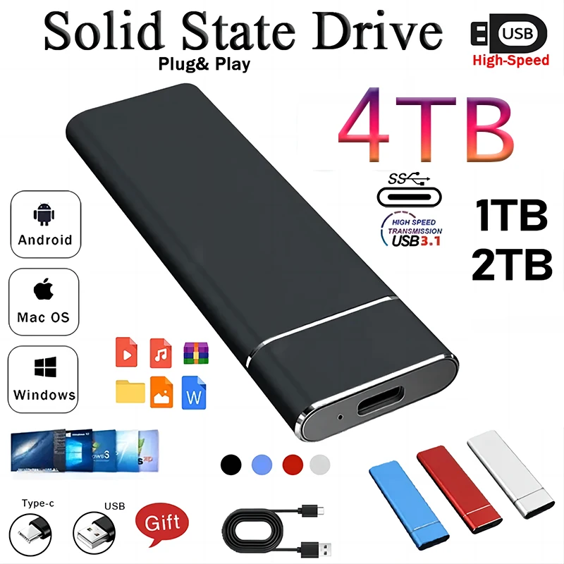 « SSD portable haut débit – Stockage 1 To, 2 To » – Test et Avis