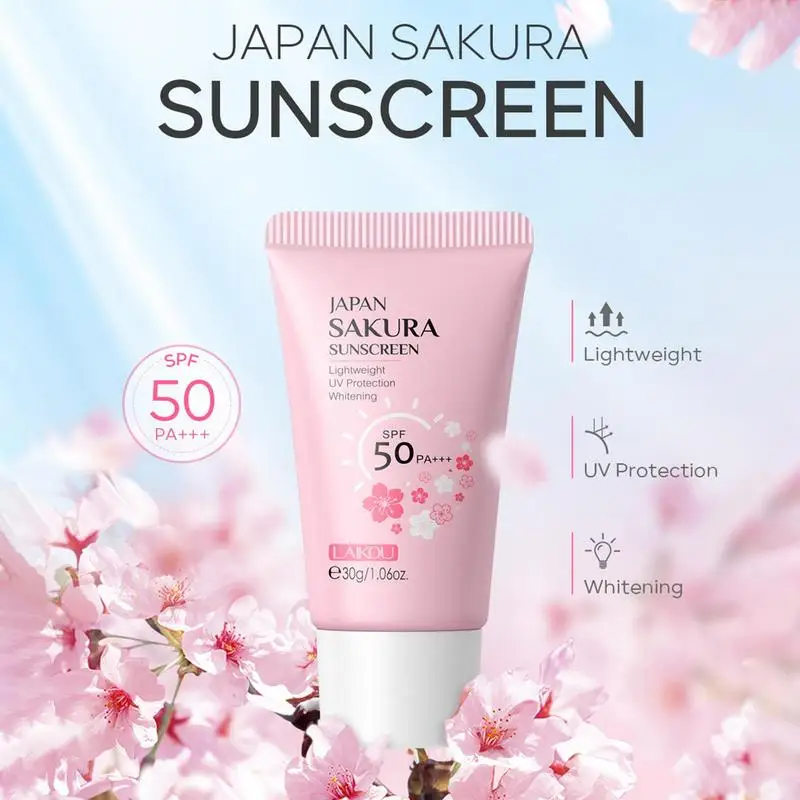 Sakura-Crème : Blanchissement,  SPF50, hydratation, nouveauté. – Test et Avis
