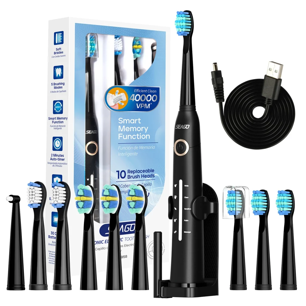 Seago – Brosse à dents électrique Sonic – Test et Avis