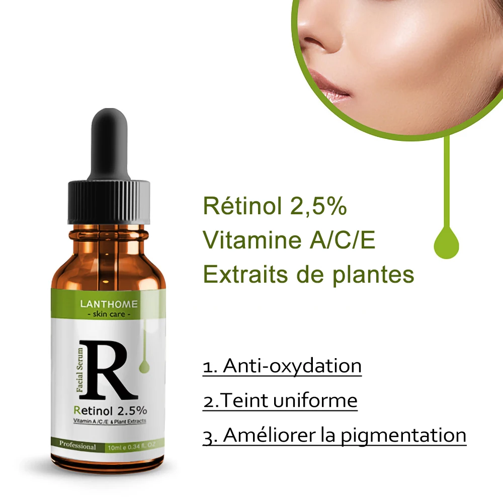 Sérum rétinol anti-déformable, décoloration, vitamine C – Test et Avis