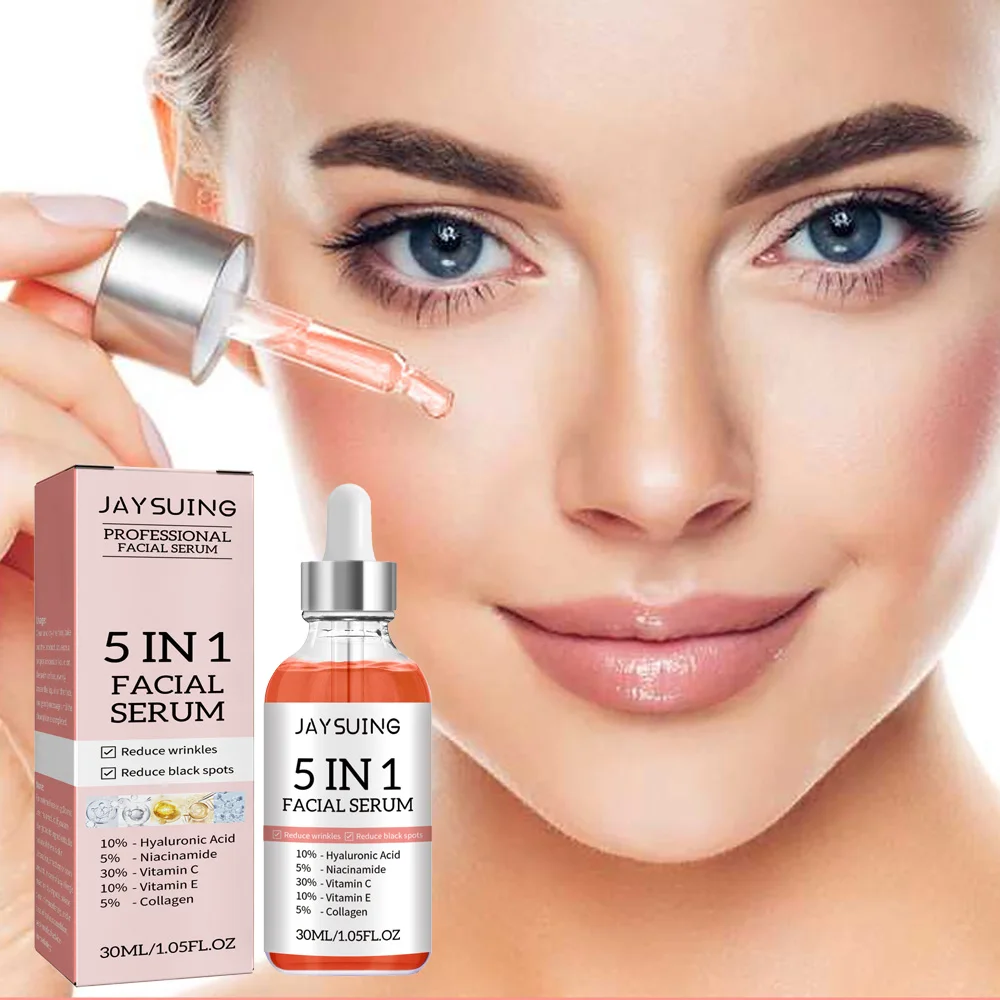 Sérum visage 5 en 1: l’acide hyaluronique et vitamine C. – Test et Avis