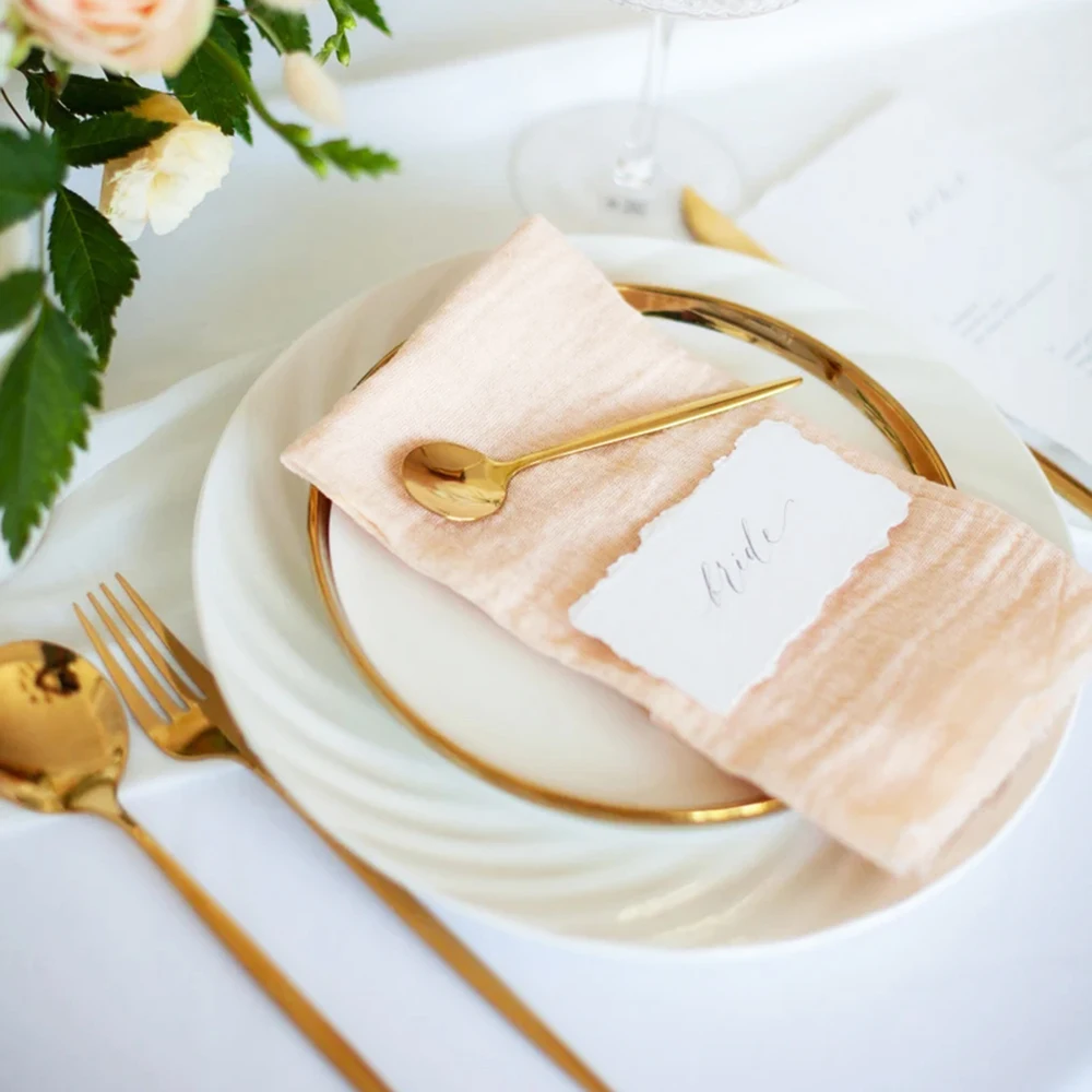 « Serviettes de mariage en Coton, 12 pièces » – Test et Avis