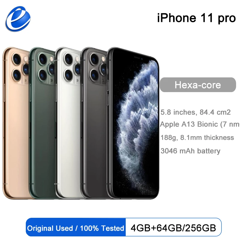 Smartphone iPhone 11 Pro Max avec triple caméra et écran Super AMOLED 5.8″ – Test et Avis