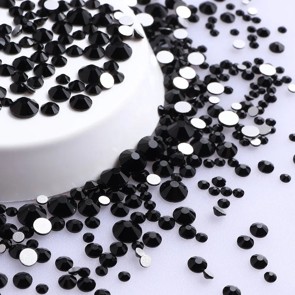 Strass noirs pour nail art et vêtements – Test et Avis