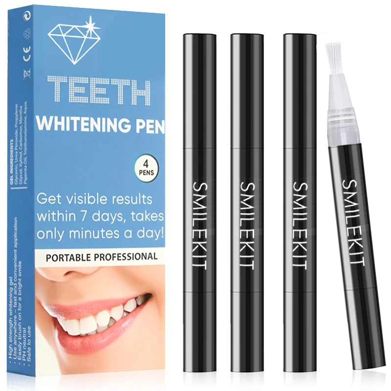 Stylo blanchiment dentaire, gel, sérum, 4 pièces – Test et Avis