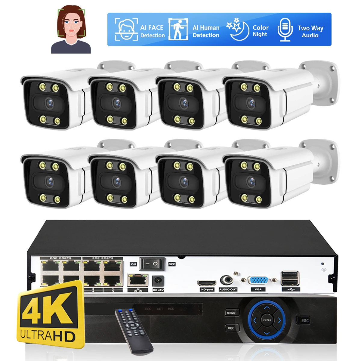 « Système de caméra de surveillance 4K » – Test et Avis