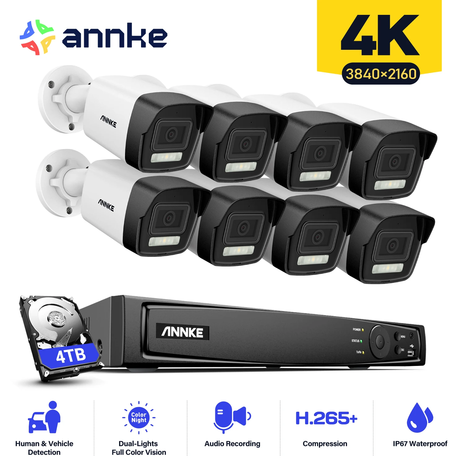 « Système de sécurité vidéo réseau 4K » – Test et Avis