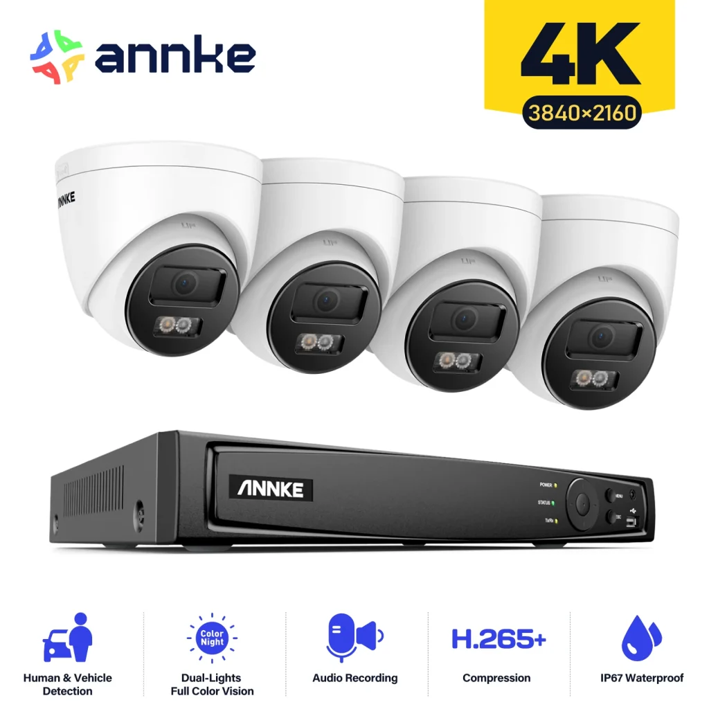 « Système de vidéosurveillance 4K avec kit d’enregistrement audio » – Test et Avis