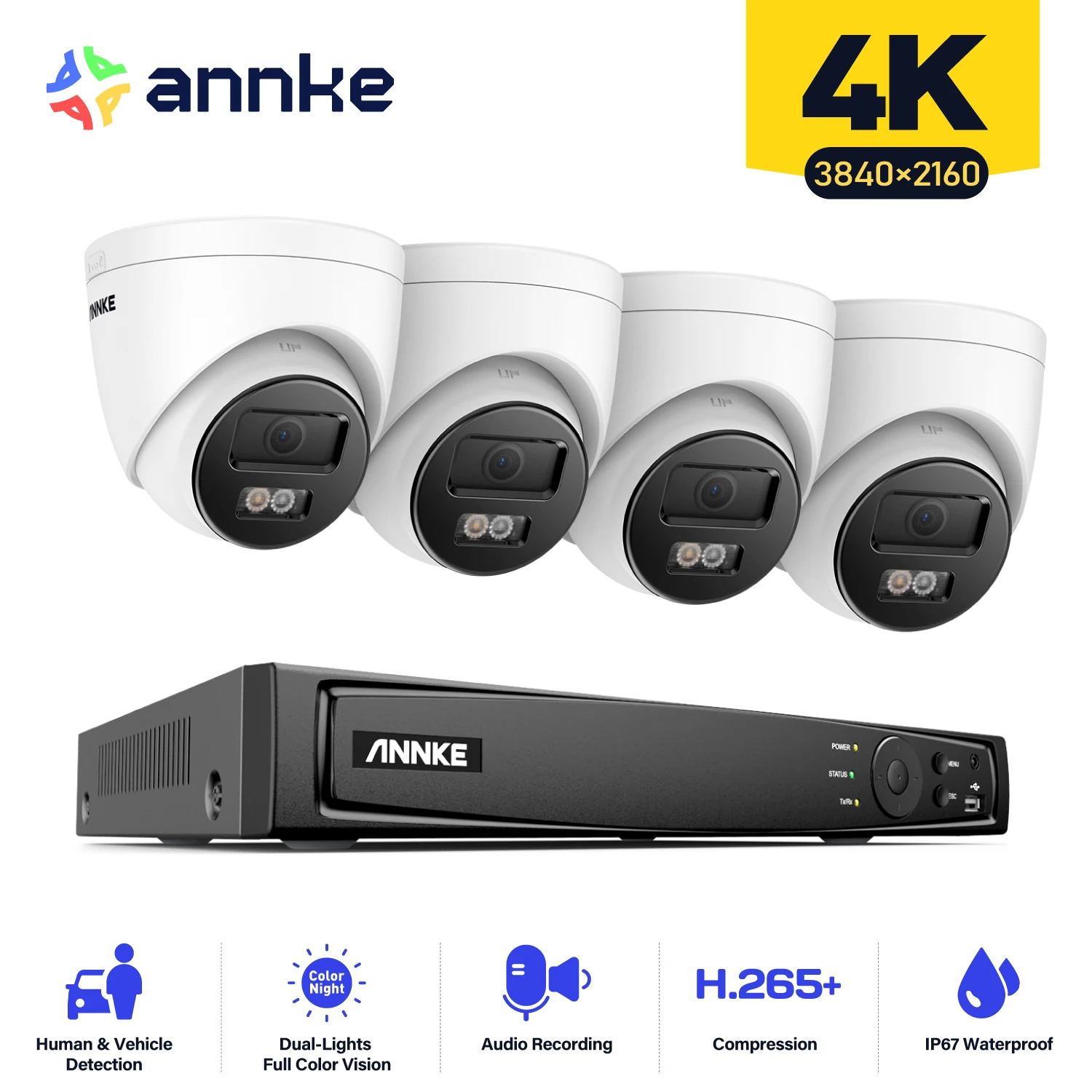 « Système de vidéosurveillance 4K avec kit d’enregistrement audio » – Test et Avis