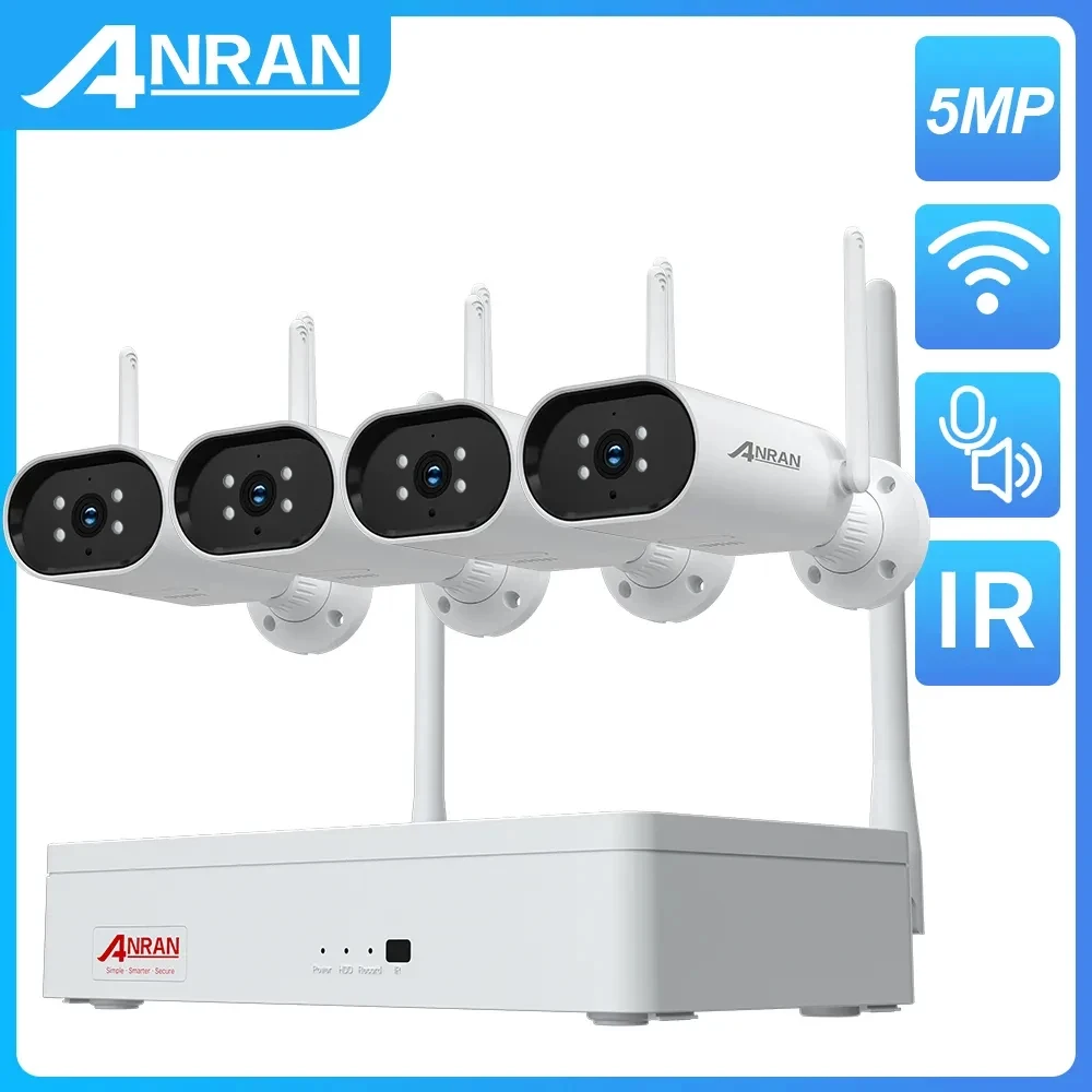 Système vidéosurveillance sans fil ANRAN 1920P. – Test et Avis