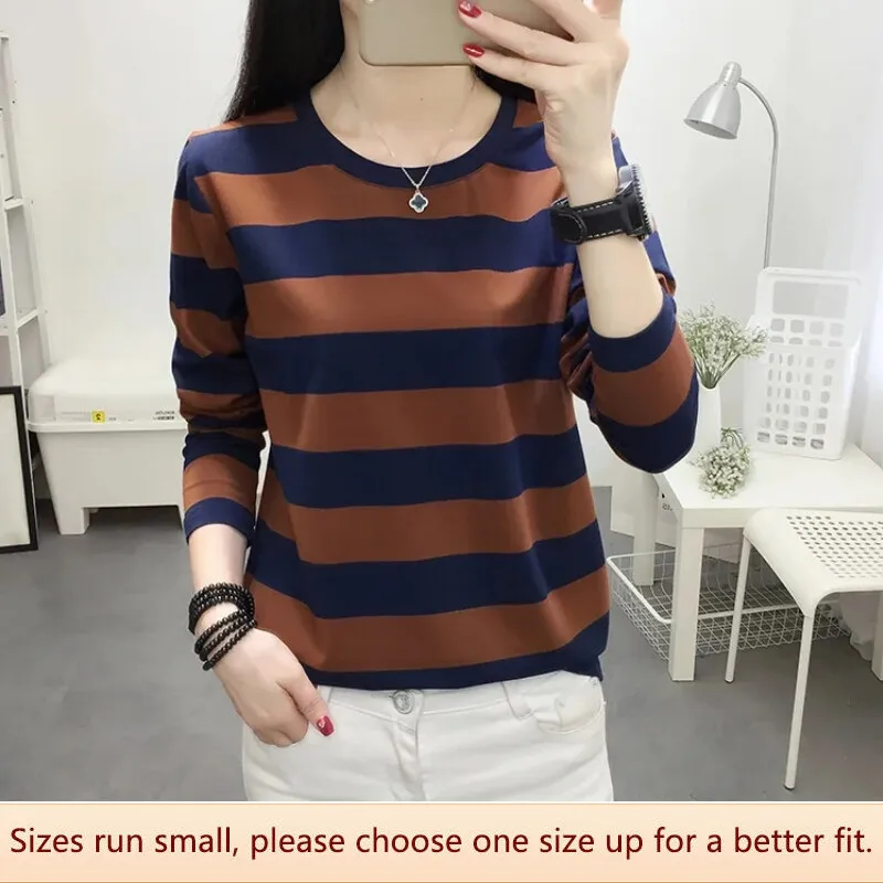 T-shirt rayé en coton pour femmes. – Test et Avis