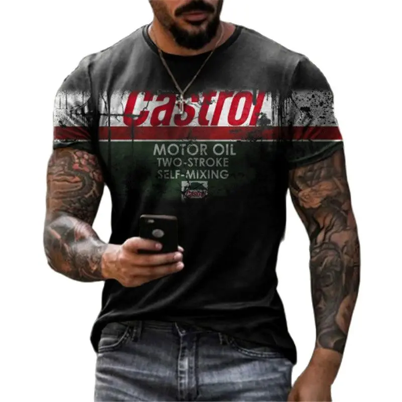 « T-shirt rétro imprimé 3D pour hommes » – Test et Avis