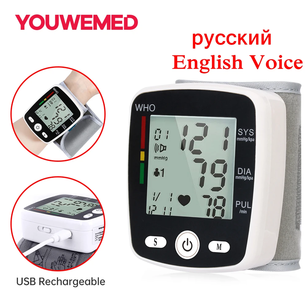 Tensiomètre vocal rechargeable, numérique automatique et polyglotte. – Test et Avis
