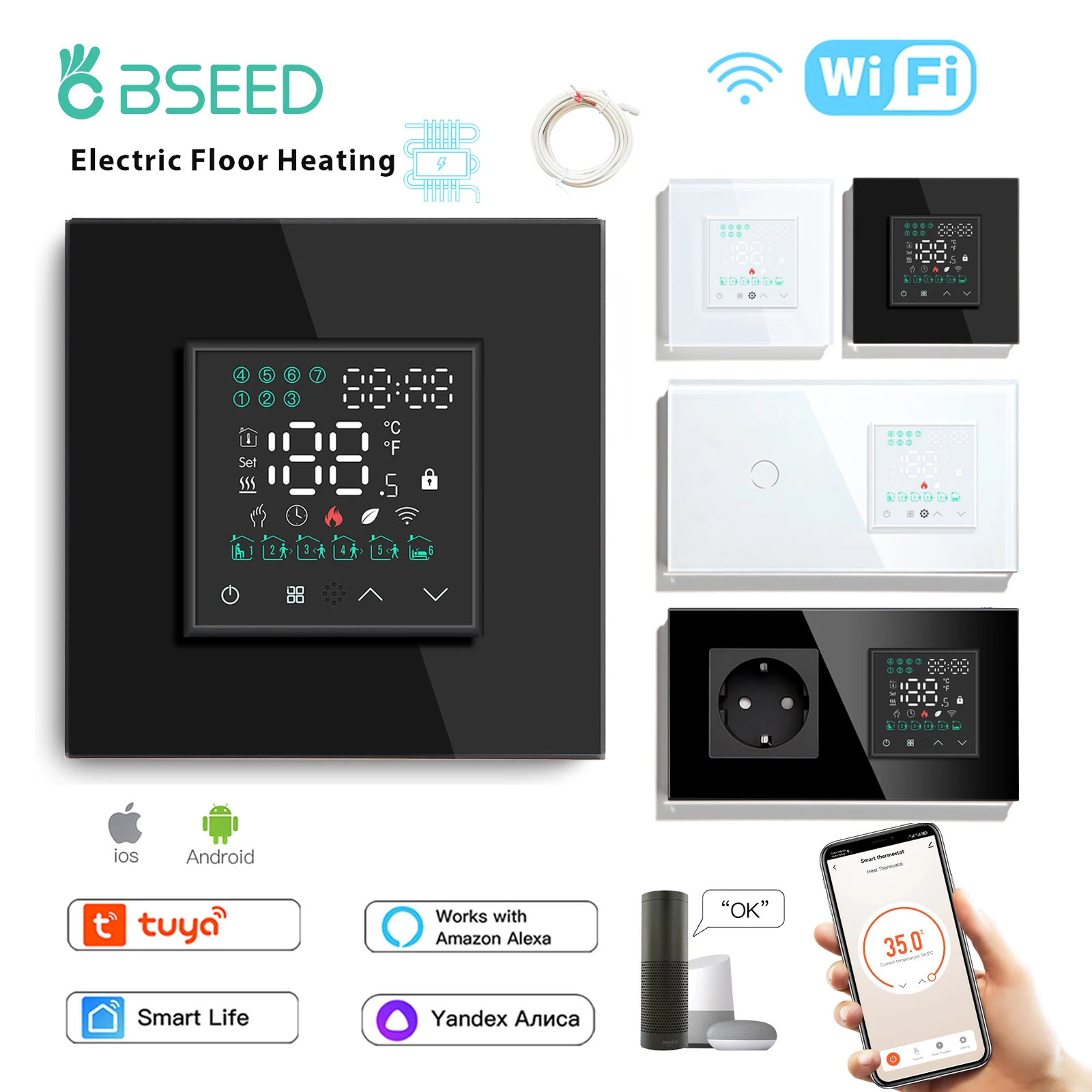 Thermostat WiFi BSEED avec contrôle Tuya – Test et Avis