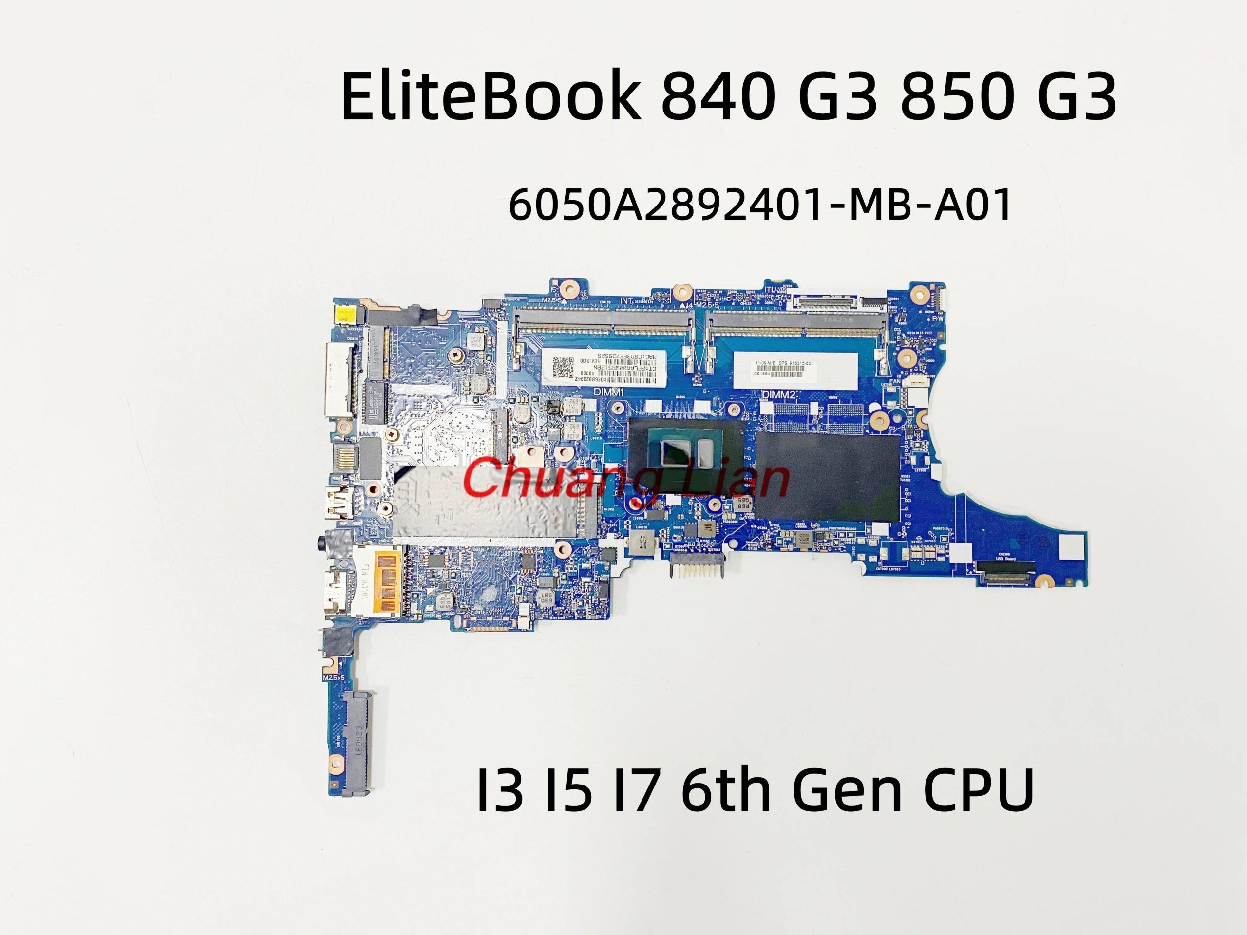 Titre: Carte mère HP EliteBook 840/850 G3 testée à 100% – Test et Avis