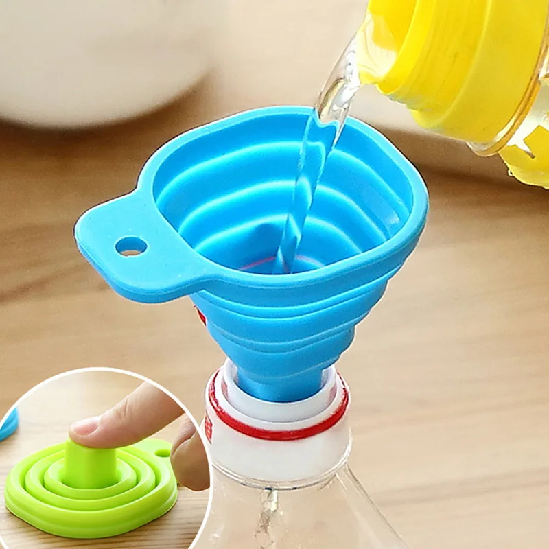 Titre: Entonnoir pliable en silicone: portable et polyvalent. – Test et Avis