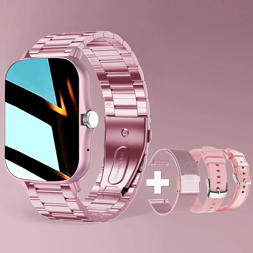 Trosmart-Montre intelligente BT pour Android/iOS, tracker d’activité avec 3 sangles – Test et Avis