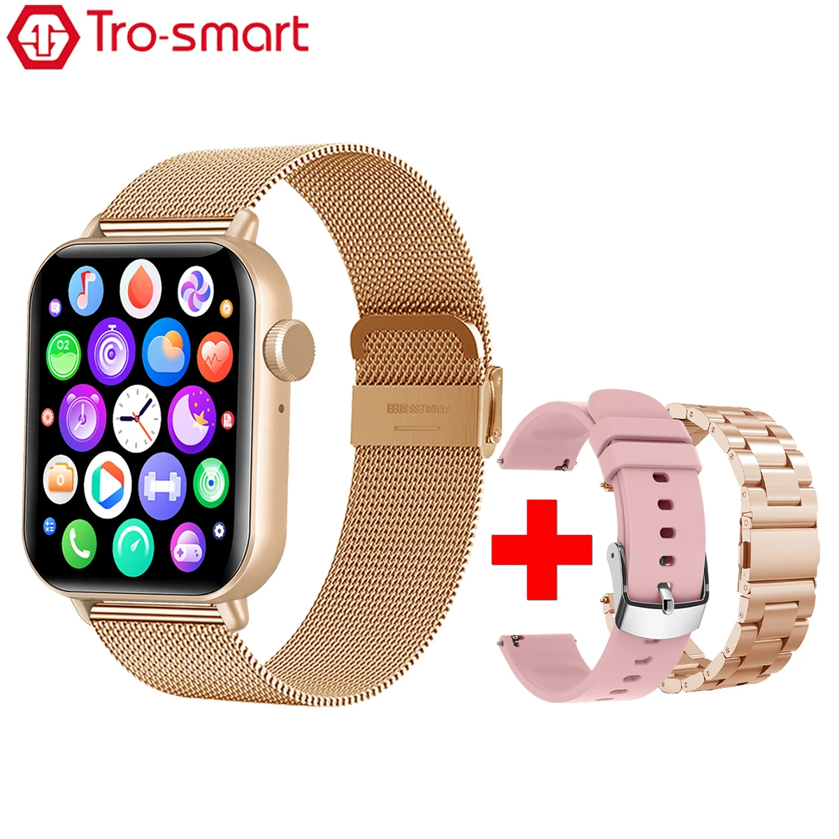 Trosmart-Montre intelligente pour hommes et femmes – Test et Avis