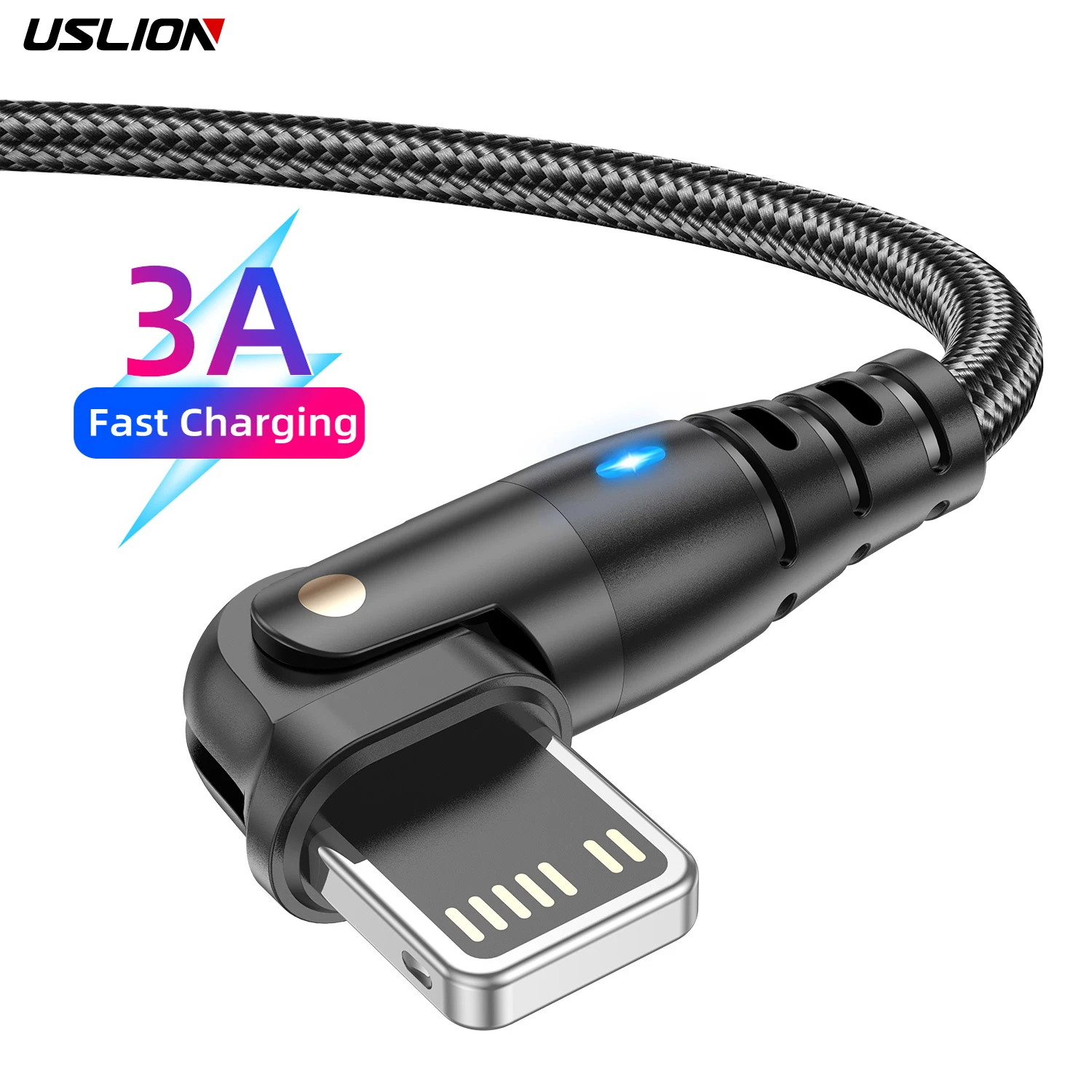 « USLION – Câble USB 3A pour iPhone et iPad » – Test et Avis