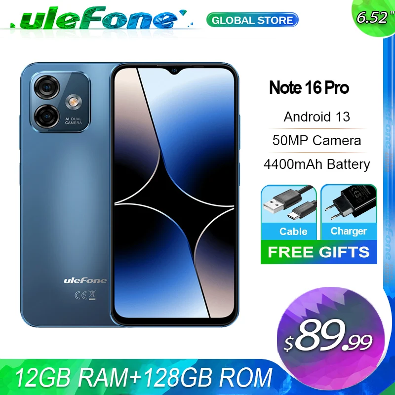 Ulefone Note 16 Pro: Smartphone puissant arc-en-ciel. – Test et Avis