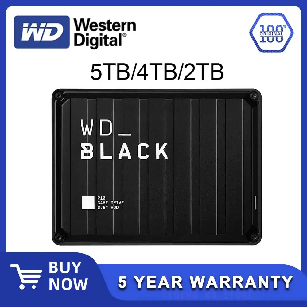 WD Black P10 Game Drive – 5 To – Test et Avis
