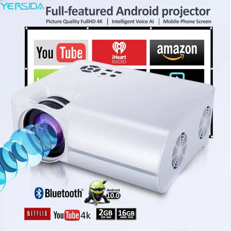 YERSIDA-Projecteur: Portable, Smart TV, Cinéma – Test et Avis
