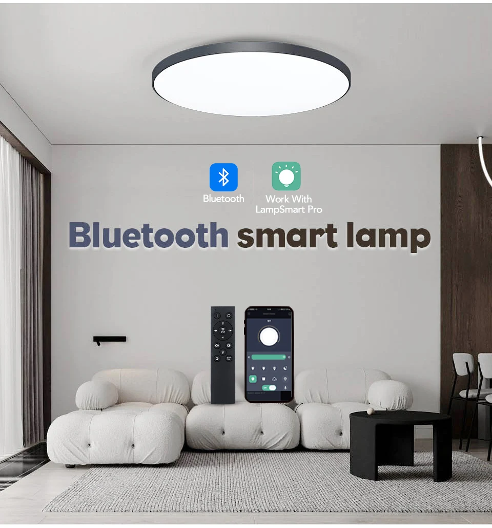 Plafonnier LED intelligent MARPOU