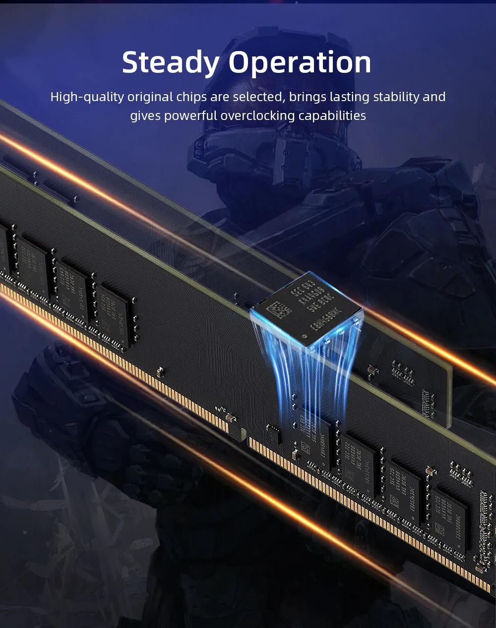 Selected IC chips