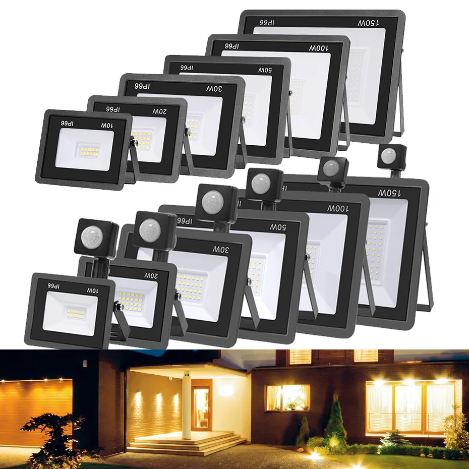 Projecteur LED avec détecteur de mouvement – Test et Avis