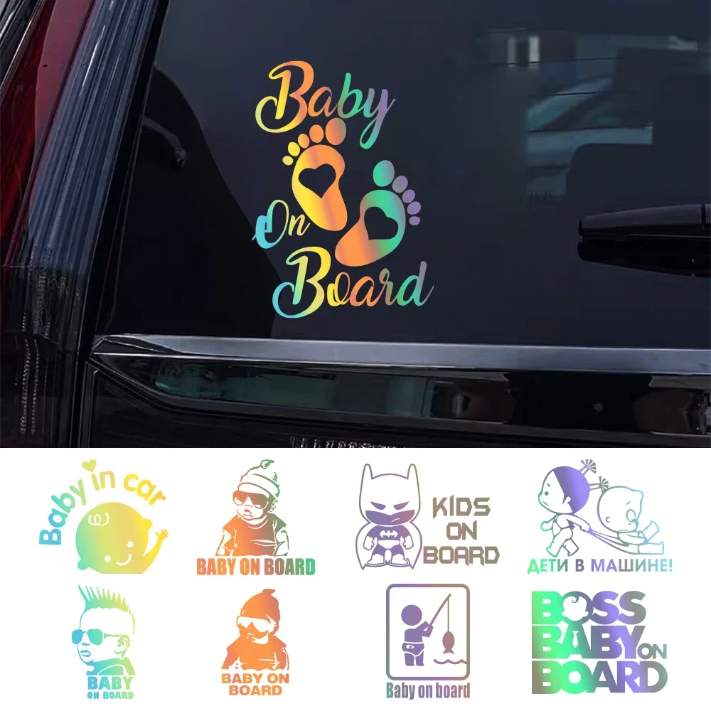 « Autocollant 3D bébé à bord : déco voiture » – Test et Avis