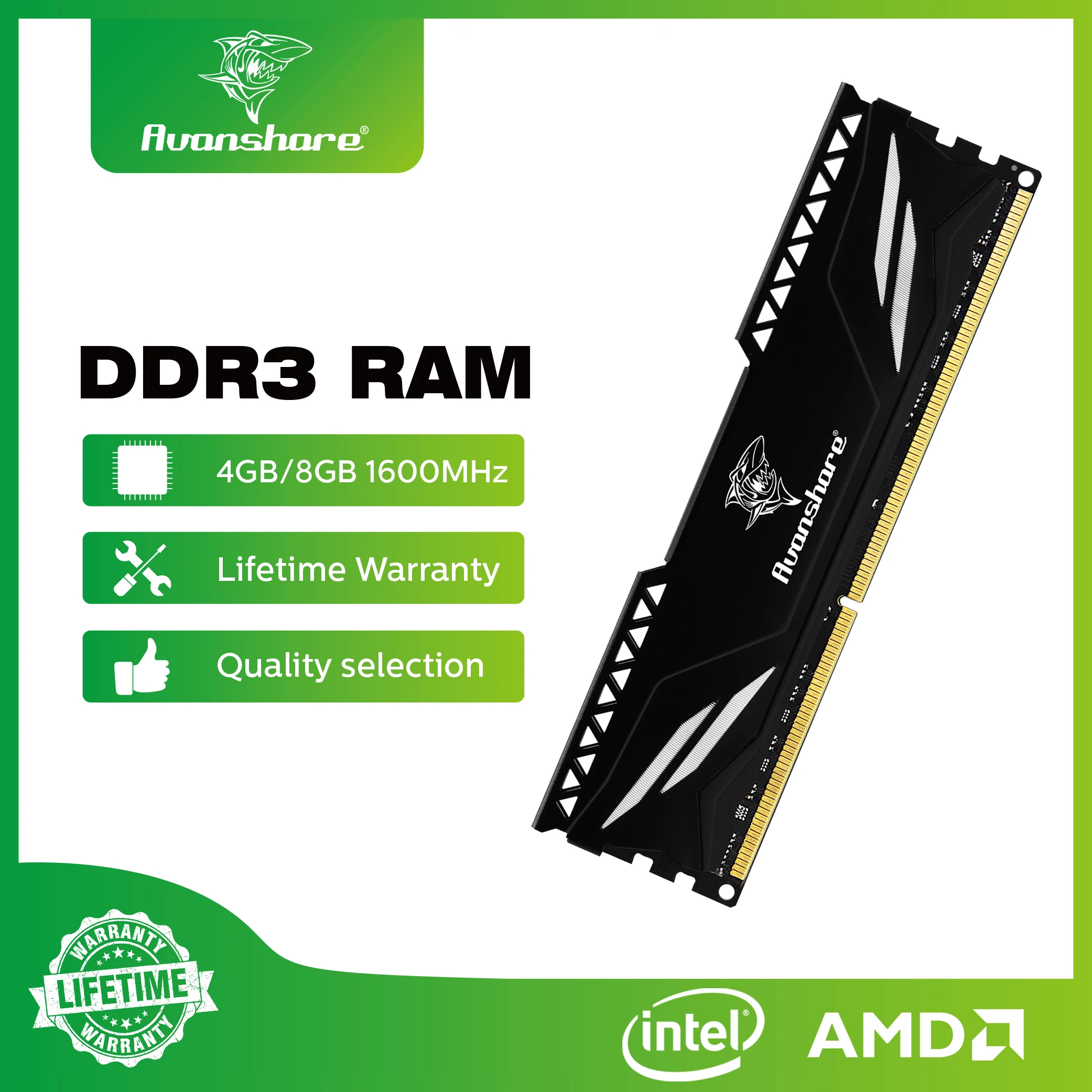 Avanshare DDR3 RAM 4-8 Go 1333/1600 MHz – Test et Avis