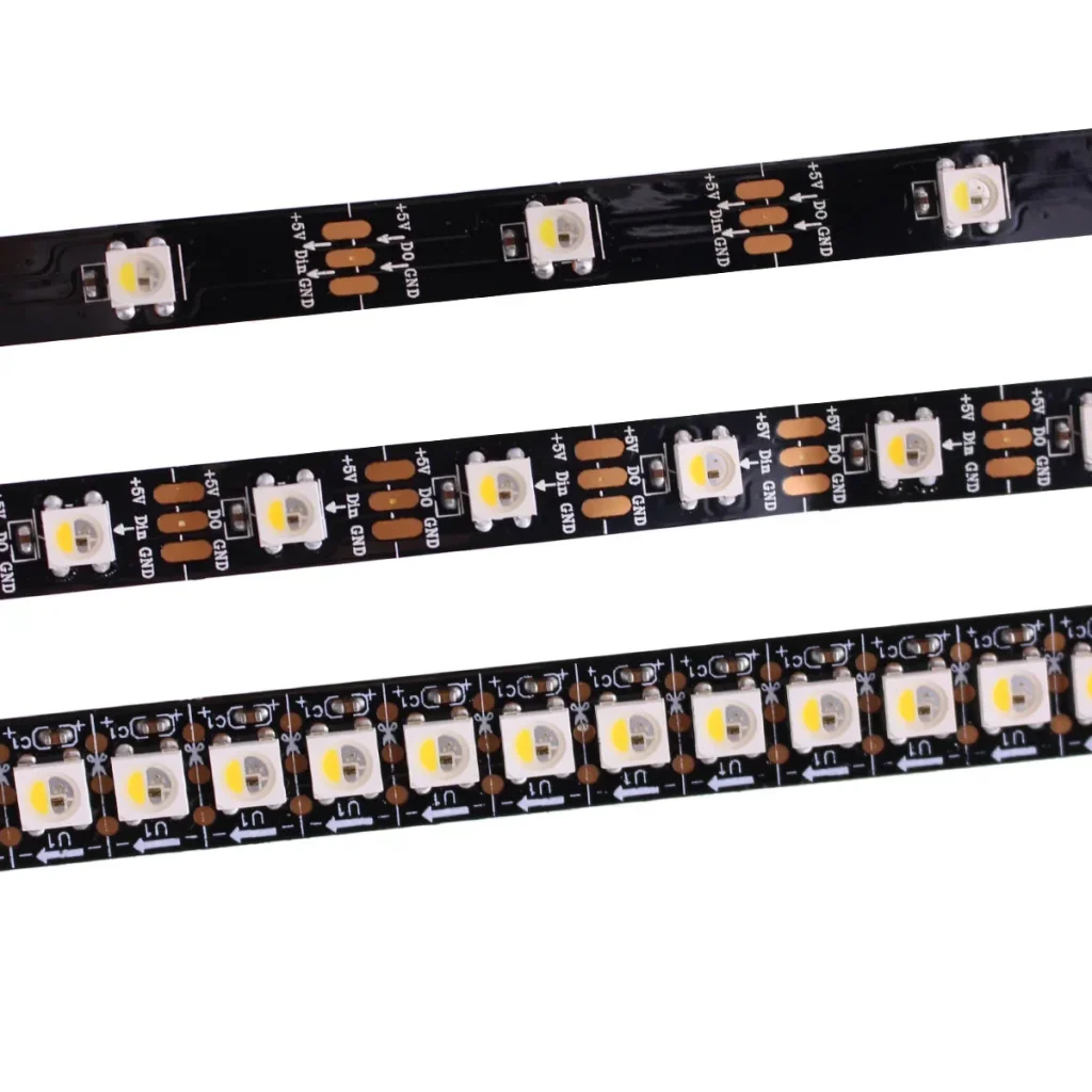 Bande Lumineuse RGBW étanche similaire WS2812B, 1m-5m – Test et Avis