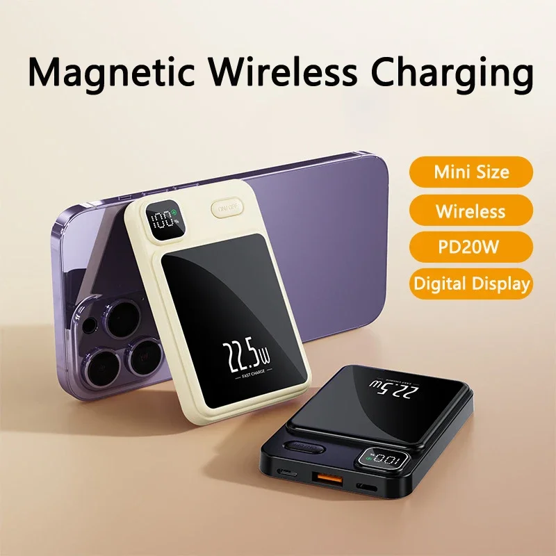 Banque d’alimentation magnétique Qi 50000mAh – Test et Avis