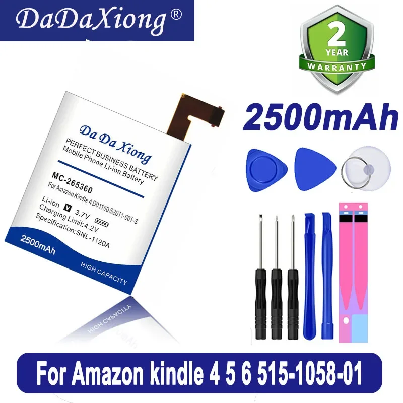 Batterie de 2500mAh pour Kindle 4 – Test et Avis