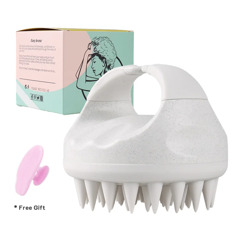 Brosse de massage silicone pour cuir chevelu – Test et Avis