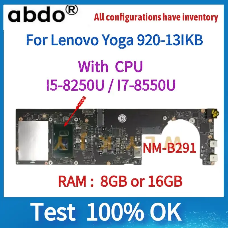 « Carte mère Lenovo Yoga 920-13IKB » – Test et Avis