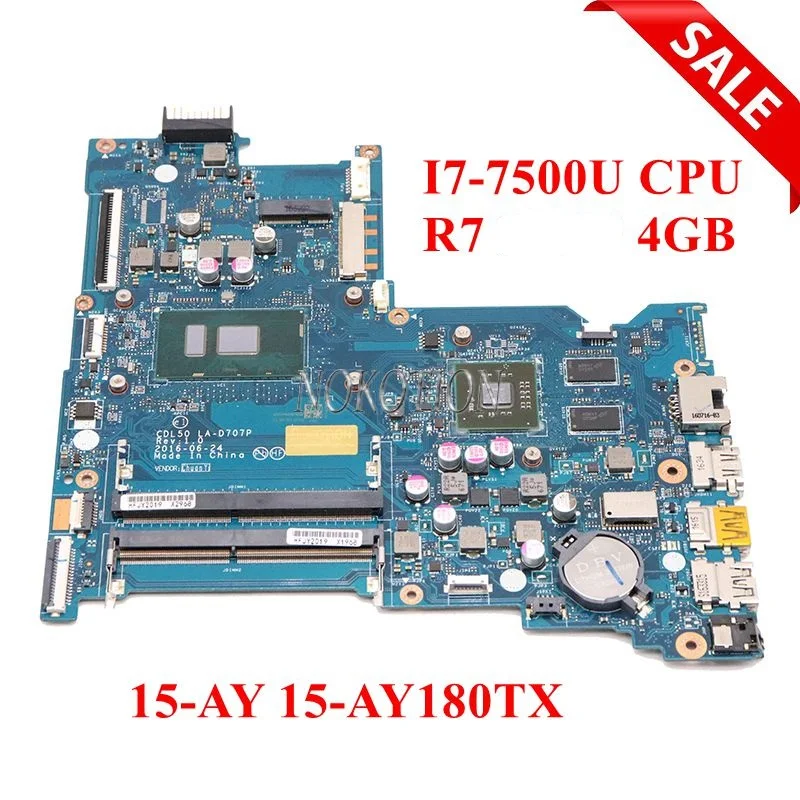 Carte mère pour HP 15-AY180TX i7-7500U. – Test et Avis