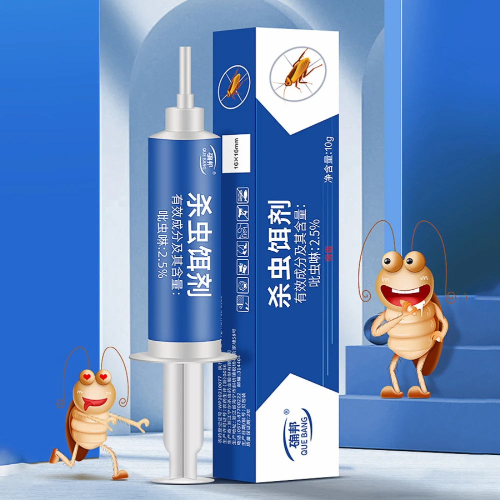 Contrôle cafards: seringue gel Monténégro, appât puissant. – Test et Avis