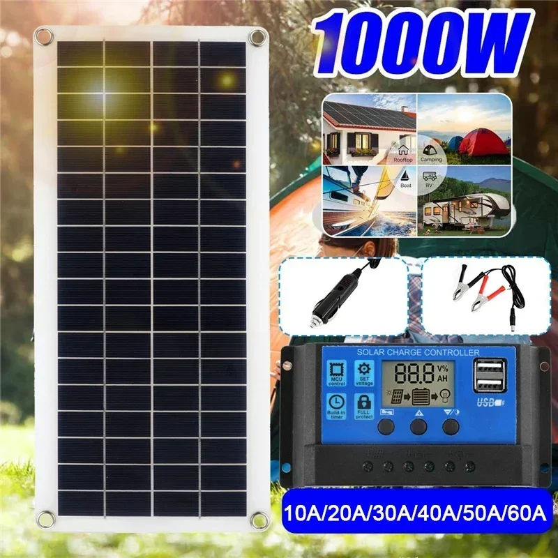 Contrôleur de charge solaire 60A, 1000W: Charge polyvalente – Test et Avis
