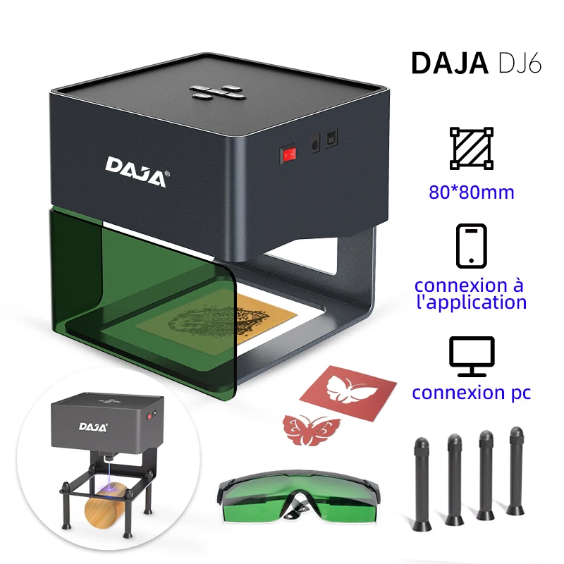 « DAAlbanMini: Graveur laser portable multi-matériaux Bluetooth » – Test et Avis