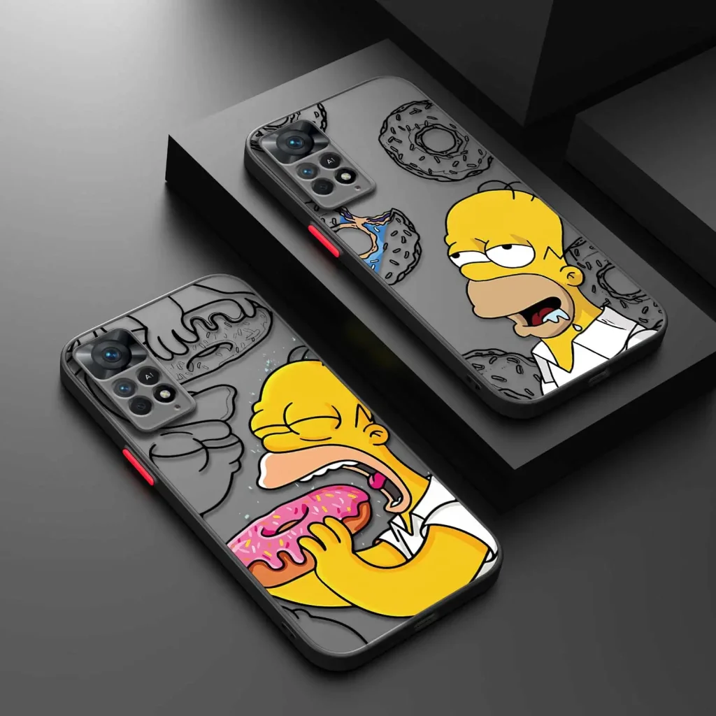 Disney Anime Simpsons Phone Case for Redmi Note, 12, 11, 10, 9s, 8, 8T, 7, Redmi 12c, 10c, 9a, 9c, K40, Funda, 256 – Test et Avis